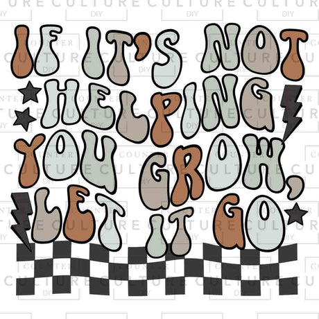 Let It Go UV DTF - Counter Culture DIY