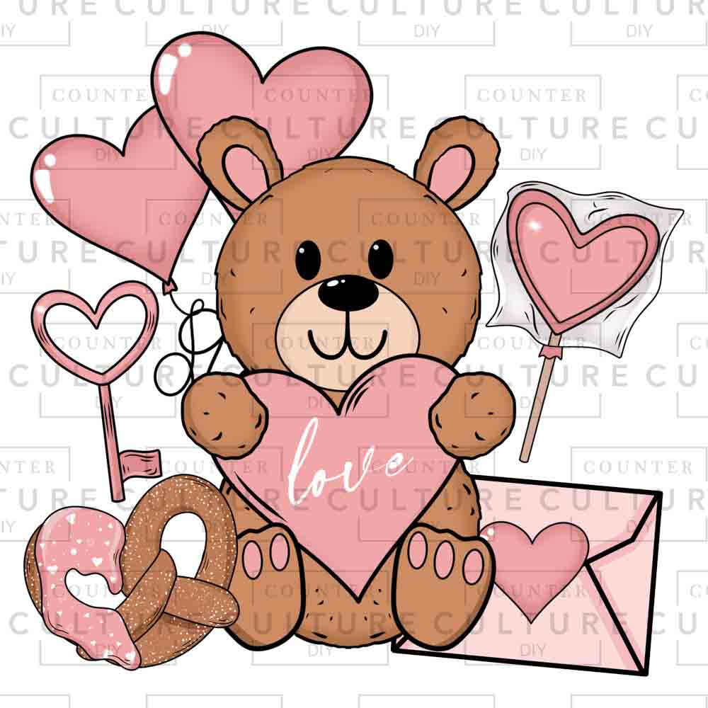 Love Bear UV DTF - Counter Culture DIY