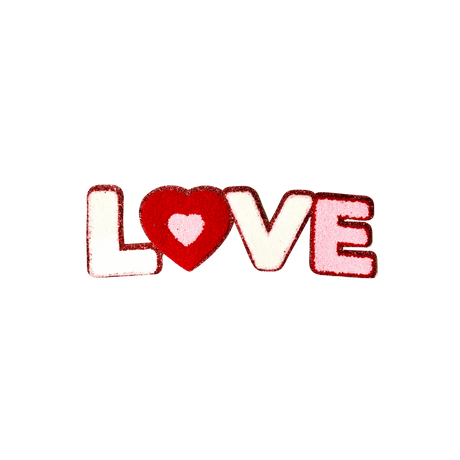 Love Patch - Sequin & Embroidered - Counter Culture DIY