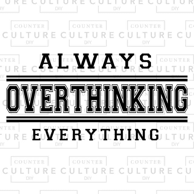 Overthinking UV DTF - Counter Culture DIY