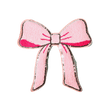Pink Chenille Bow Patch - Counter Culture DIY