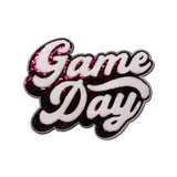Pink "Game Day" Chenille Patch - Counter Culture DIY