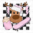 Pink Reindeer UV DTF - Counter Culture DIY