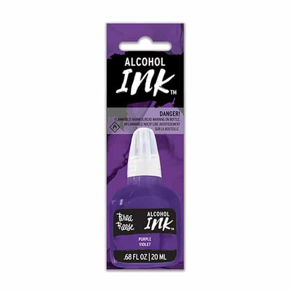 Purple alcohol ink