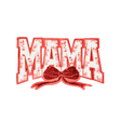 Red "MAMA" Chenille Patch - Counter Culture DIY