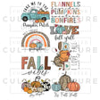 Rustic Fall DTF Gang Sheet - Counter Culture DIY