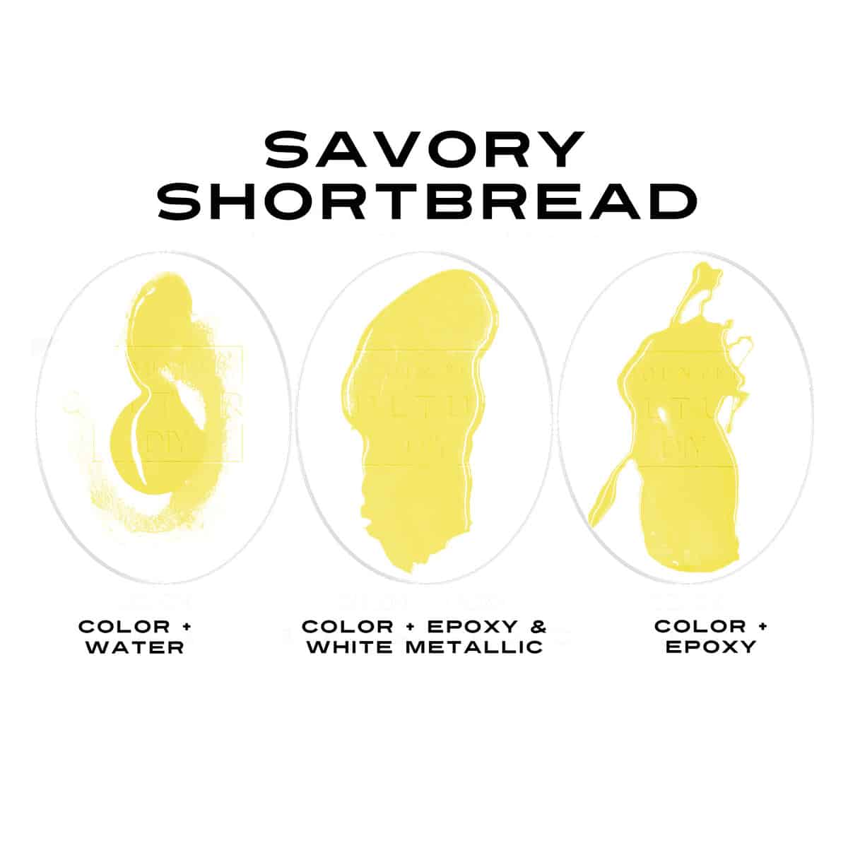 Savory Shortbread - Dispersion Color - Counter Culture DIY