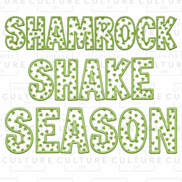 Shamrock Shake Season DTF Transfer - Counter Culture DIY