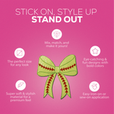 Softball Bow Chenille Patch - Counter Culture DIY