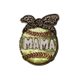 Softball "MAMA" with Cheetah Headband Patch - Counter Culture DIY