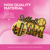 "Softball Mom" Chenille Patch - Counter Culture DIY