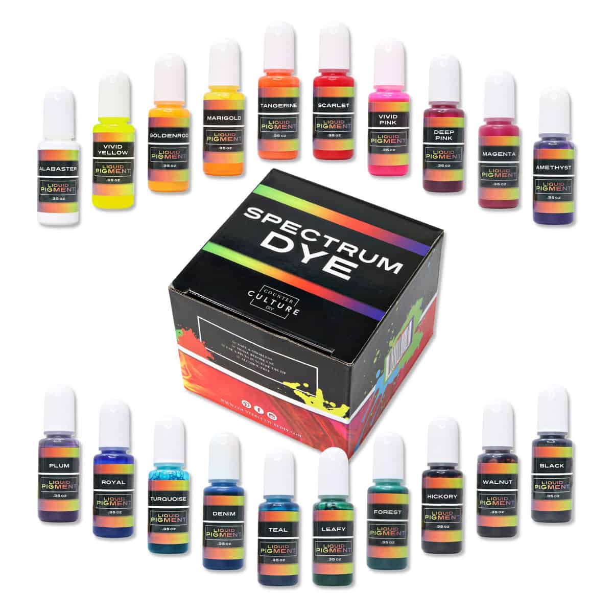 Spectrum Dye - 20 Colors - Counter Culture DIY