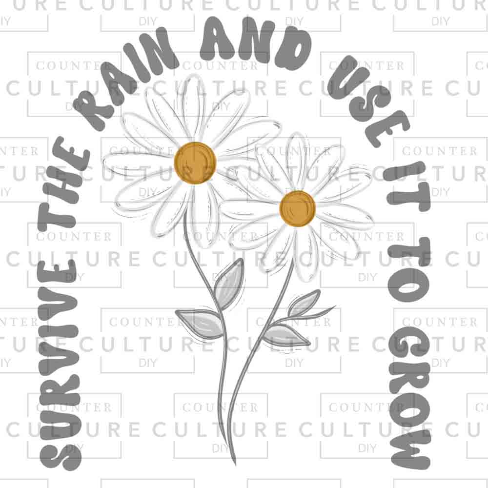 Survive The Rain UV DTF - Counter Culture DIY