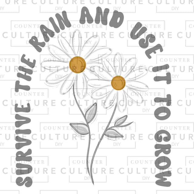 Survive The Rain UV DTF - Counter Culture DIY