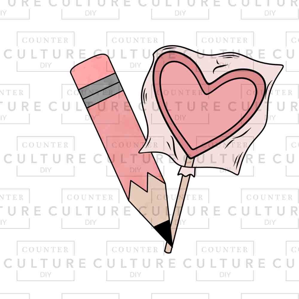 Teaching Sweethearts UV DTF 2 - Counter Culture DIY