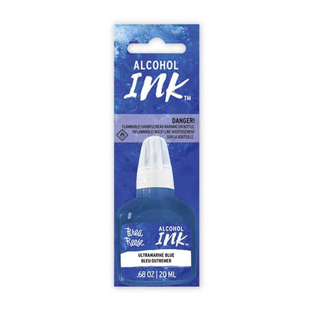 Blue alcohol ink