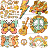 UV DTF Decal Element Sheets: Artist Series