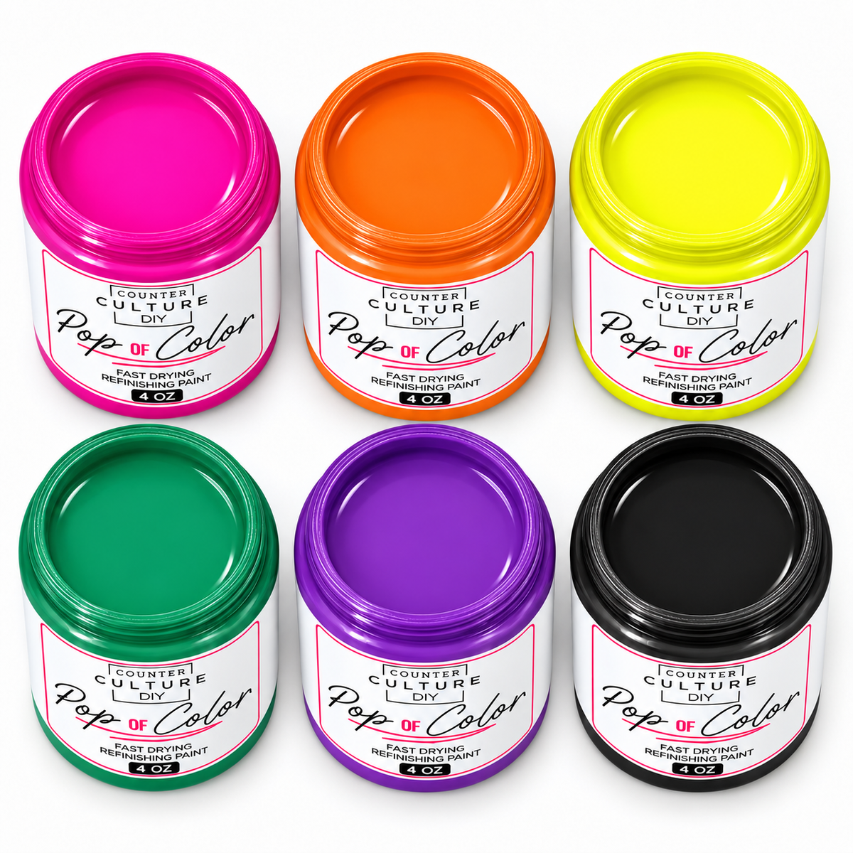 Wild Things Acrylic Chalk-Like Paint Bundle - 6 Colors lifestyle image