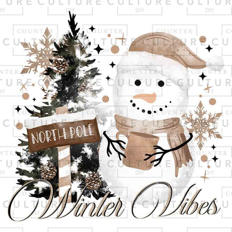 Winter Vibes UV DTF - Counter Culture DIY
