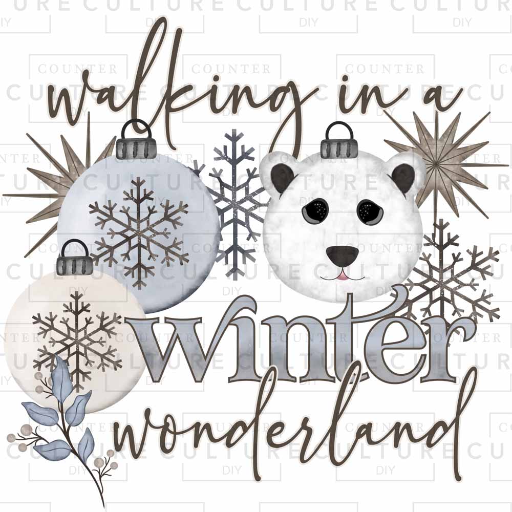 Winter Wonderland DTF Transfer - Counter Culture DIY