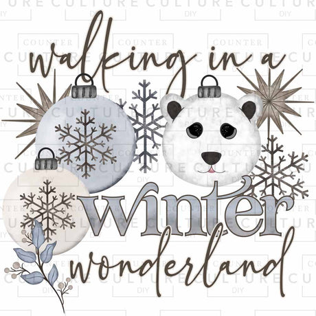 Winter Wonderland DTF Transfer - Counter Culture DIY
