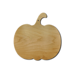Unfinished 1/4-inch birch wooden pumpkin door hanger blank
